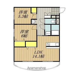 パステル【3階】の間取り